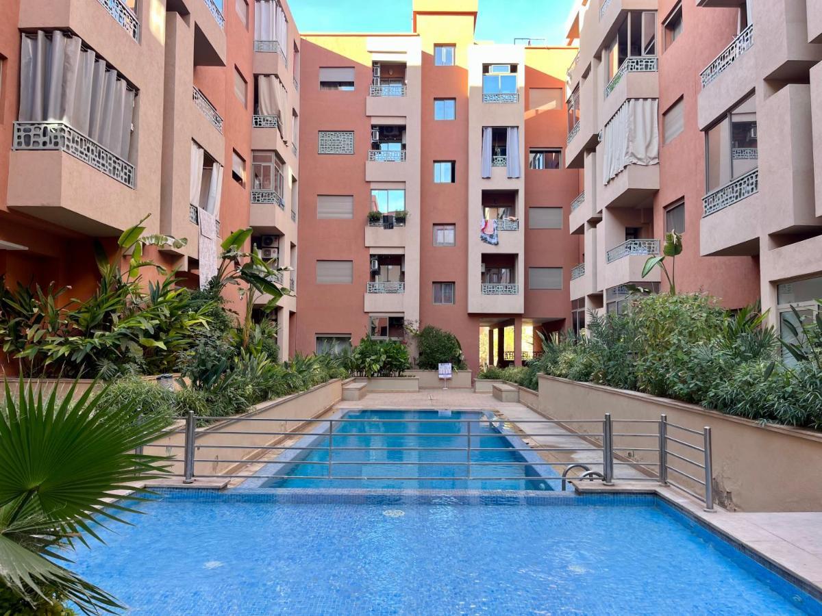 Bel Appartement A Marrakech En Residence Avec Piscine - Fibre & Netflix Marrakesh Eksteriør bilde